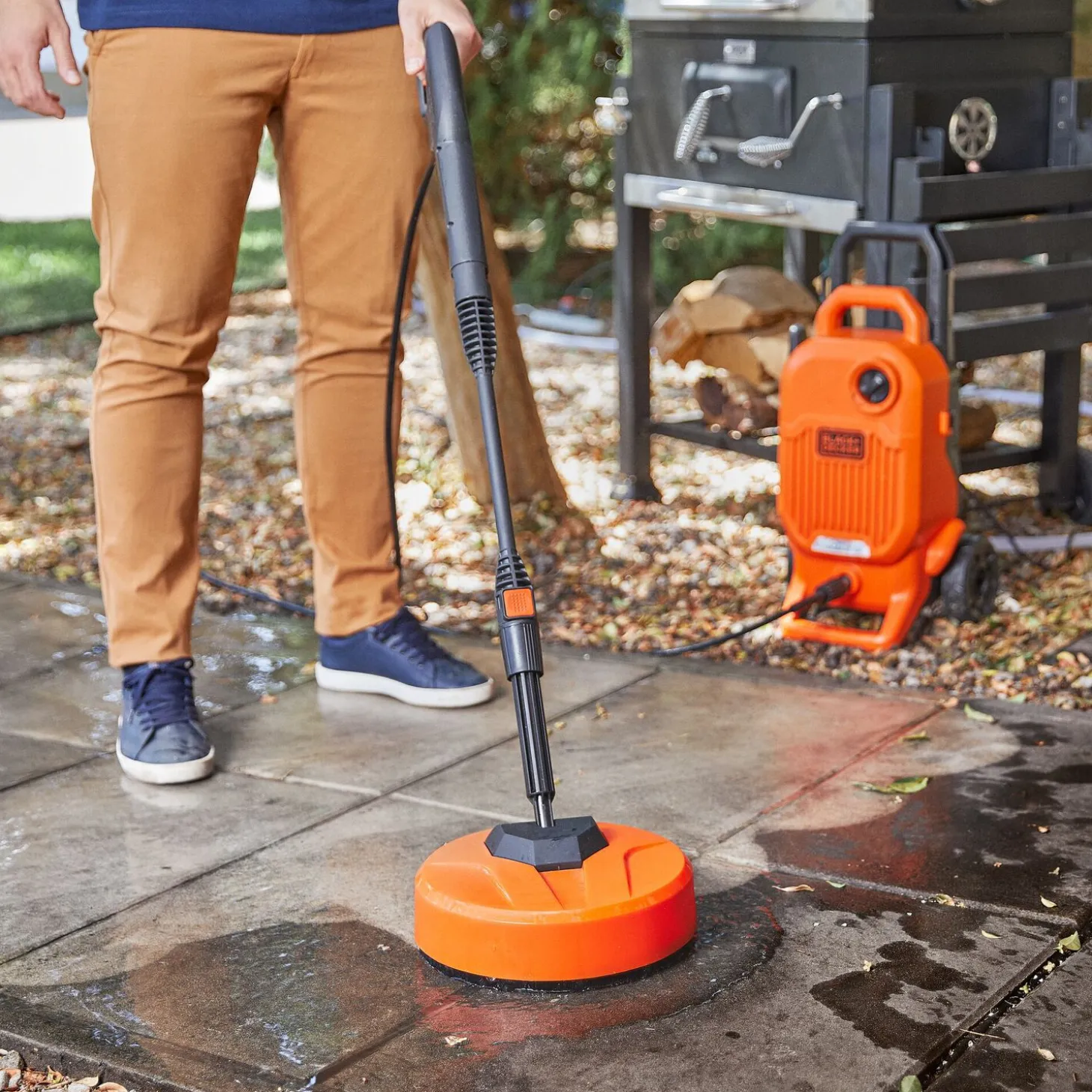 Black & Decker terrasreiniger 45,5 x 16,5 x 28,5 cm