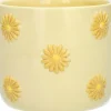Bloempot Daisy geel D 11 H 9,5 cm