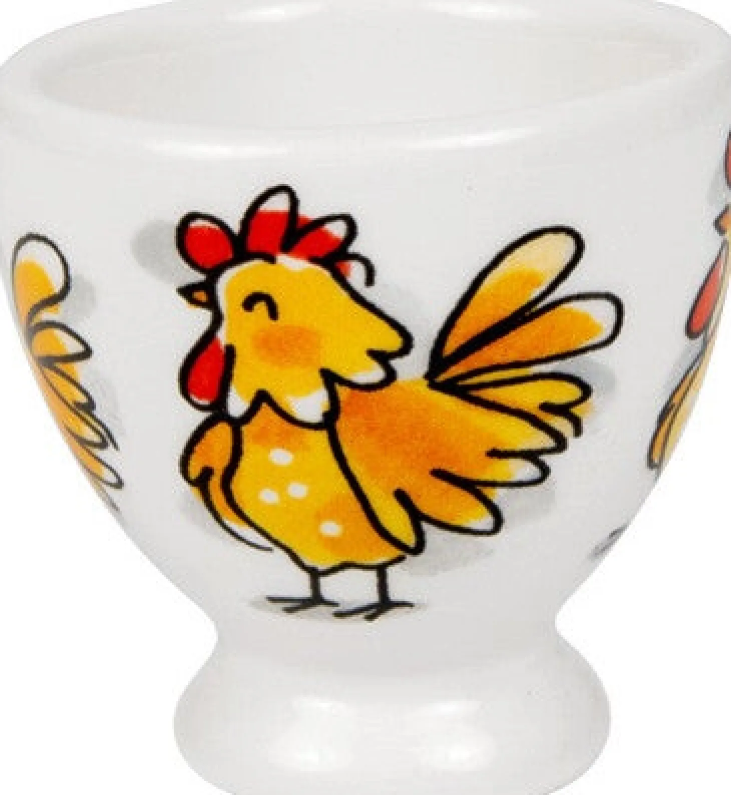 Blond Amsterdam eierdop Happy Easter kip D 5,4 H 6 cm