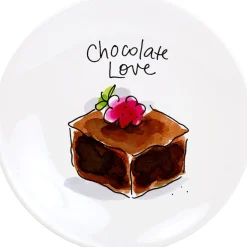 Blond Amsterdam petit four bord Moederdag chocolate D 12 H 1 cm