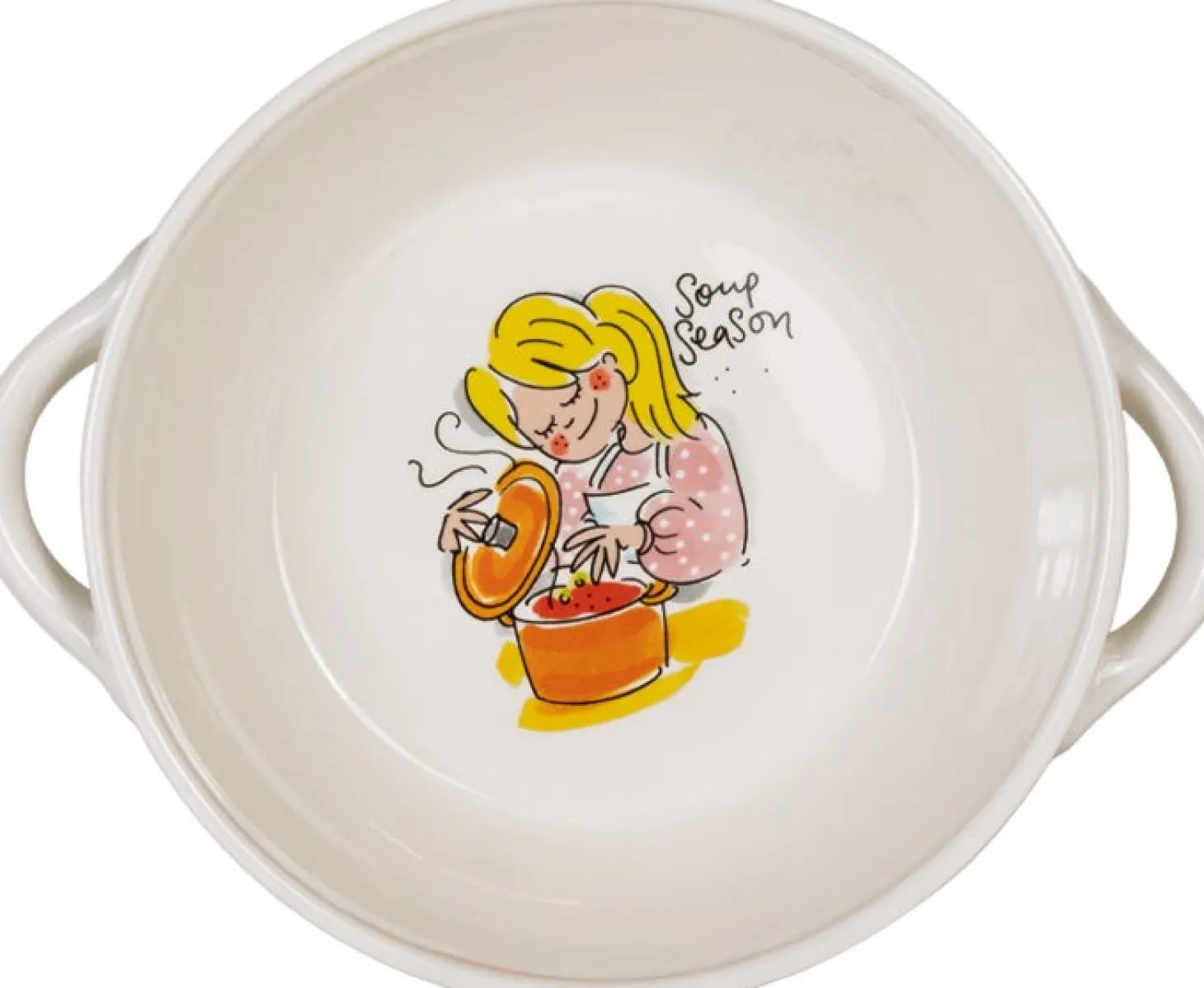 Blond Amsterdam terrine Even Bijkletsen D 22 H 18 cm