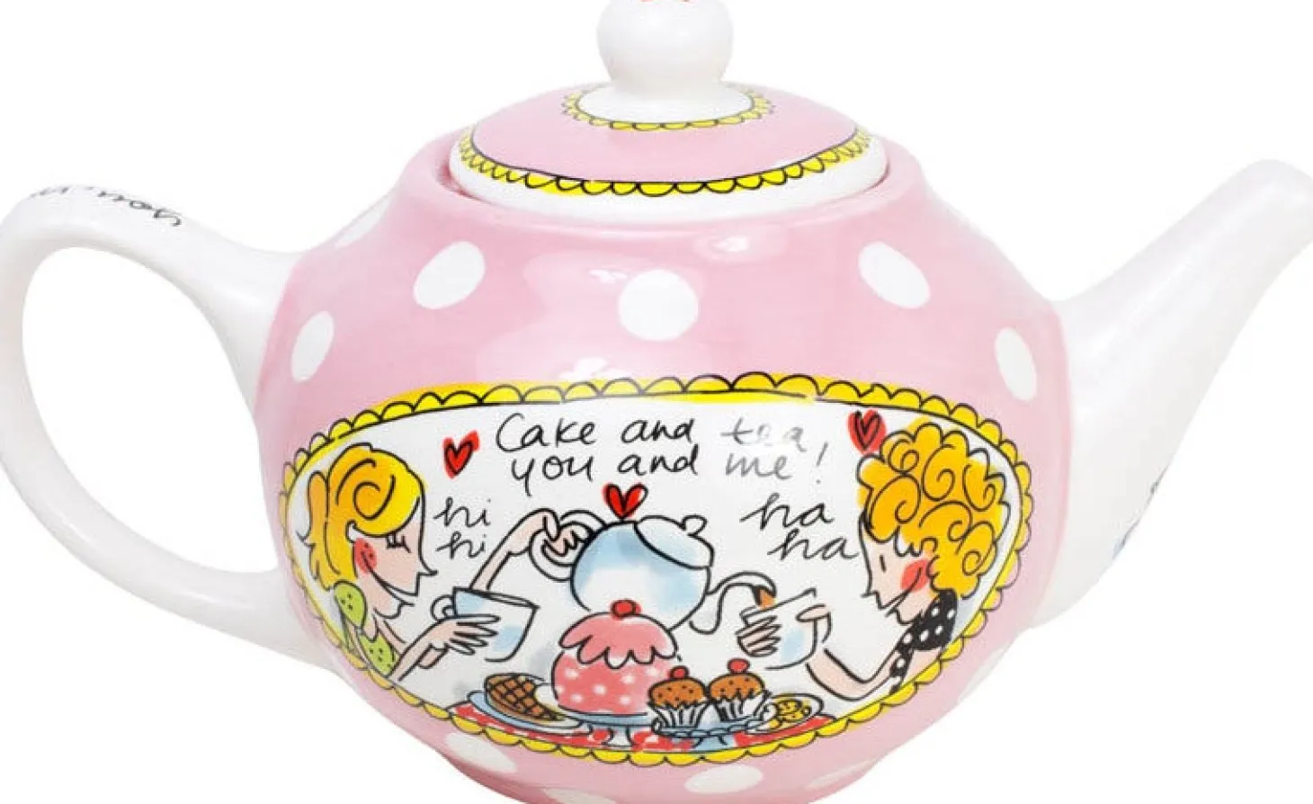 Blond Amsterdam theepot Even Bijkletsen Blah 1,5 L
