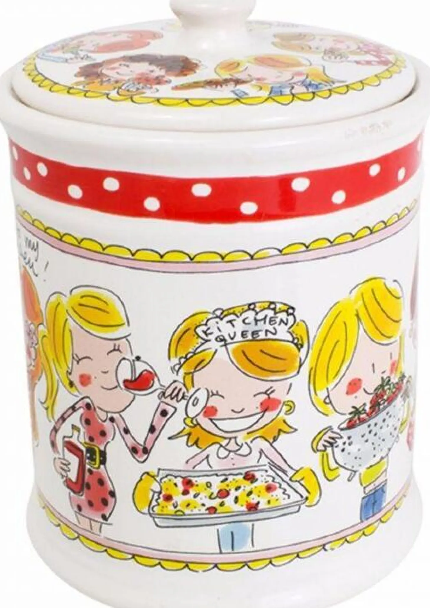 Blond Amsterdam voorraadpot Even Bijkletsen rood