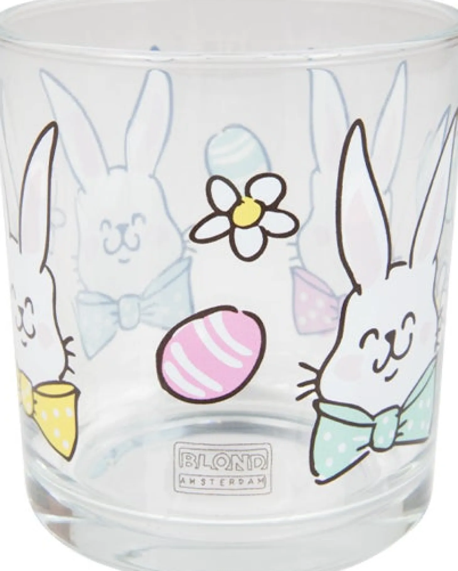 Blond Amsterdam waterglas Happy Easter D 7 H 8 cm
