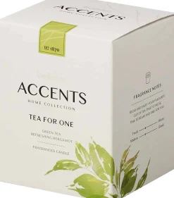 Bolsius geurkaars Accent Tea For One wit 33 uur D 8 H 10 cm
