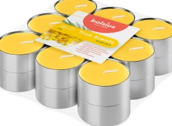 Bolsius geurkaars True Scents Mango geel 8 uur 8 stuks