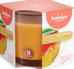 Bolsius geurkaars True Scents Mango geel 43 uur D 9,7 H 9,9 cm