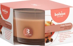 Bolsius geurkaars True Scents Apple Cinnamon bruin 13 uur D 8,4 H 5,2 cm
