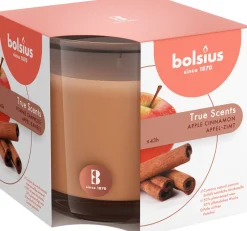 Bolsius geurkaars True Scents Apple Cinnamon bruin 43 uur D 9,7 H 9,9 cm