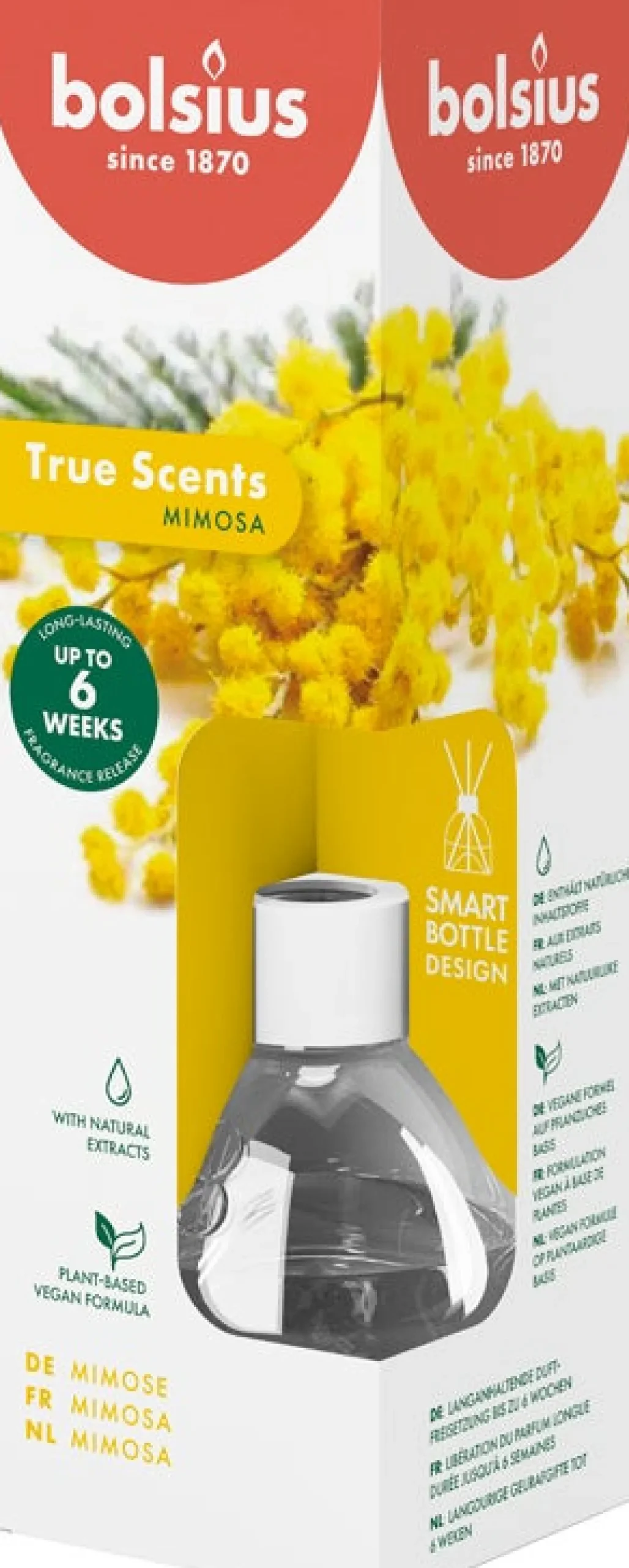 Bolsius geurstokjes True Scents Mimosa 60 ml