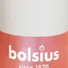 Bolsius stompkaars Rustiek Shine crème 30 uur D 5 H 10 cm