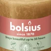 Bolsius stompkaars Rustiek Shimmer brons 35 uur D 6,8 H 8 cm