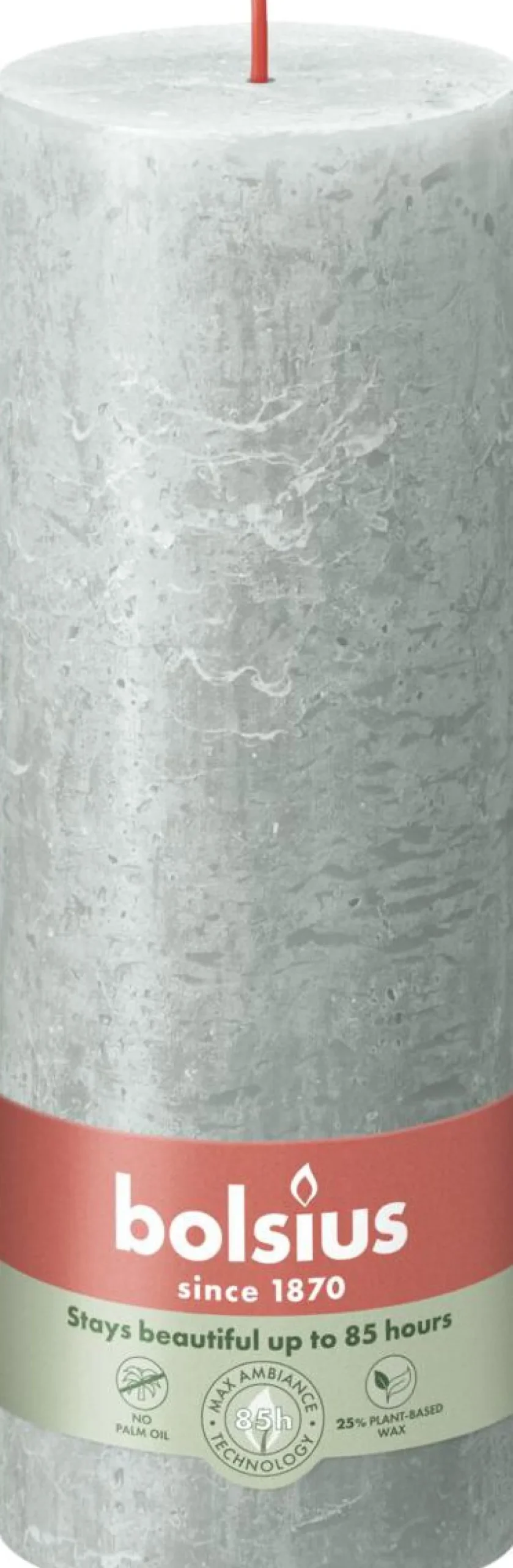 Bolsius stompkaars Rustiek Shimmer brons 85 uur D 6,8 H 19 cm