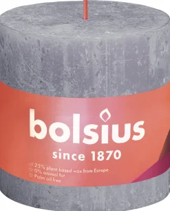 Bolsius stompkaars Rustiek Shine oranje 35 uur D 6,8 H 8 cm