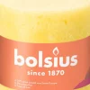 Bolsius stompkaars Rustiek Shine rood 30 uur D 5 H 10 cm