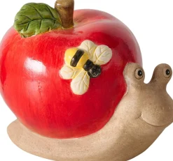 Boltze tuinbeeld fruit dieren 9 x 12 x 10,5 cm 2 stuks