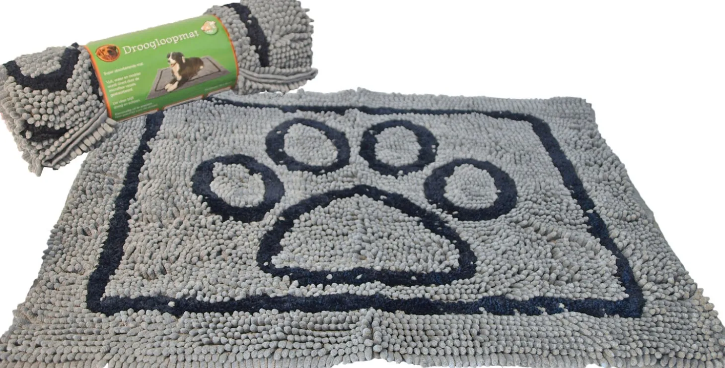 Boon droogloopmat met poot grijs 76 x 53 x 1 cm
