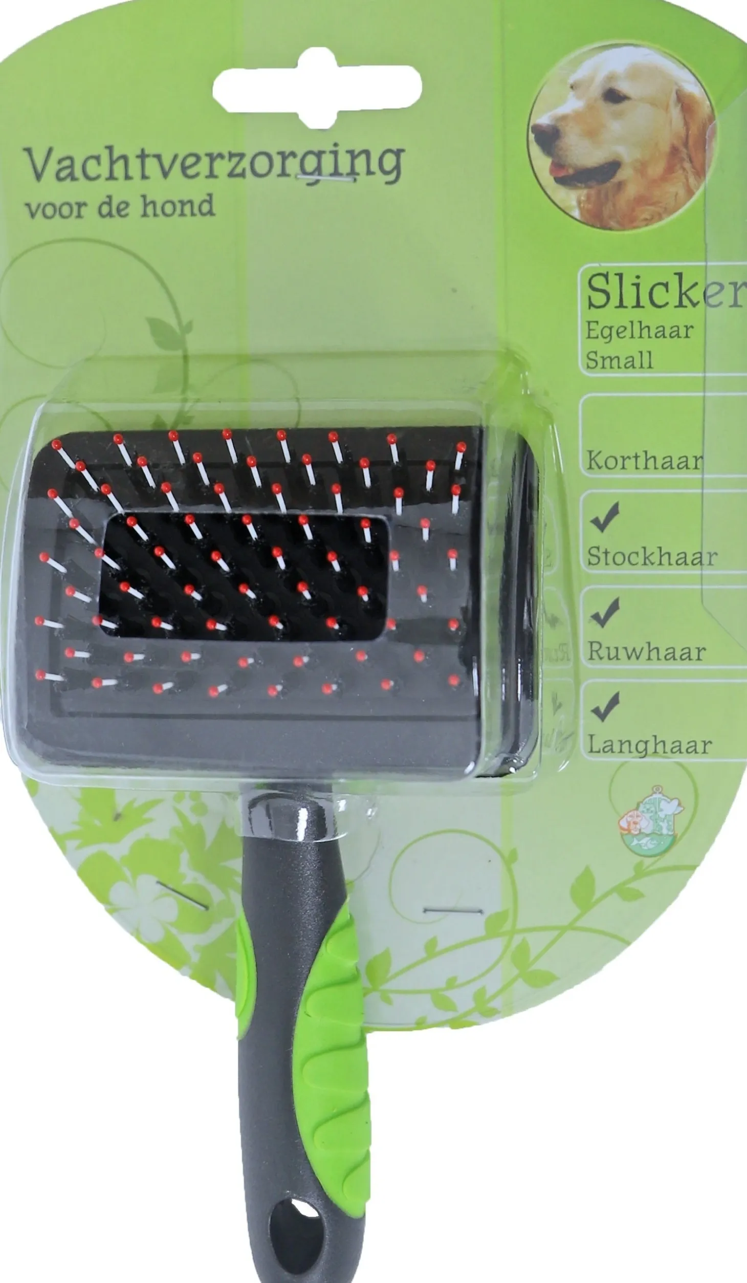Boon hondenborstel slicker egelhaar S