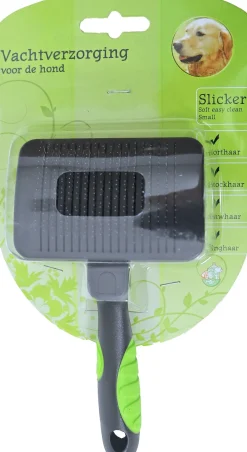 Boon hondenborstel slicker soft easy clean S