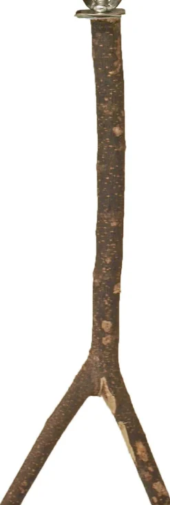 Boon zitstok met schroefdraad bruin 30 cm