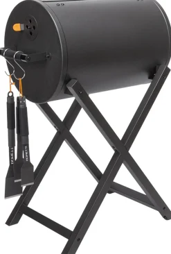Boretti houtskool barbecue Fratello 2.0 antraciet 52 x 81 x 104 cm