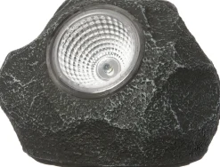 Buitenlamp steen solar LED