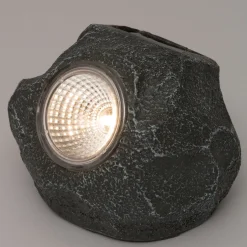 Buitenlamp steen solar LED
