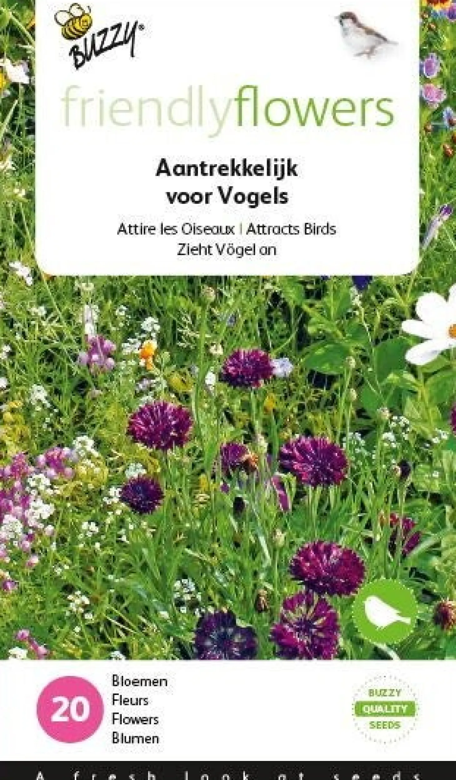BUZZY Flower mix Vogels voor 15 m²