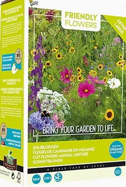 Buzzy Friendly Flowers bloemenzaadmengsel snijbloemen 50m2