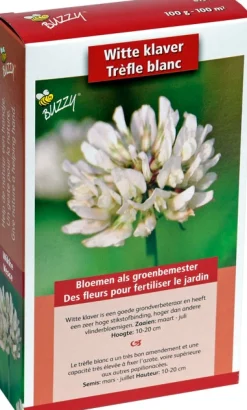 Buzzy groenbemester Witte Klaver 100gr