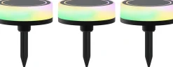 Calex smart inbouwspot Grondpots zwart D 12 H 10,3 cm 3 stuks