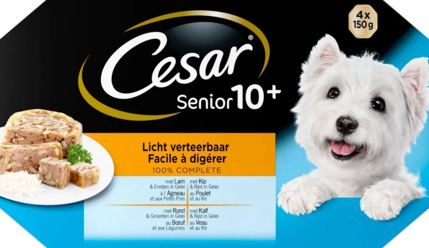 Cesar Senior 10+ Multipack 150 g