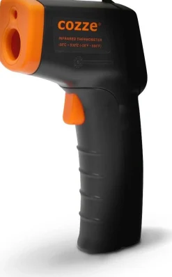 Cozze vleesthermometer zwart / oranje