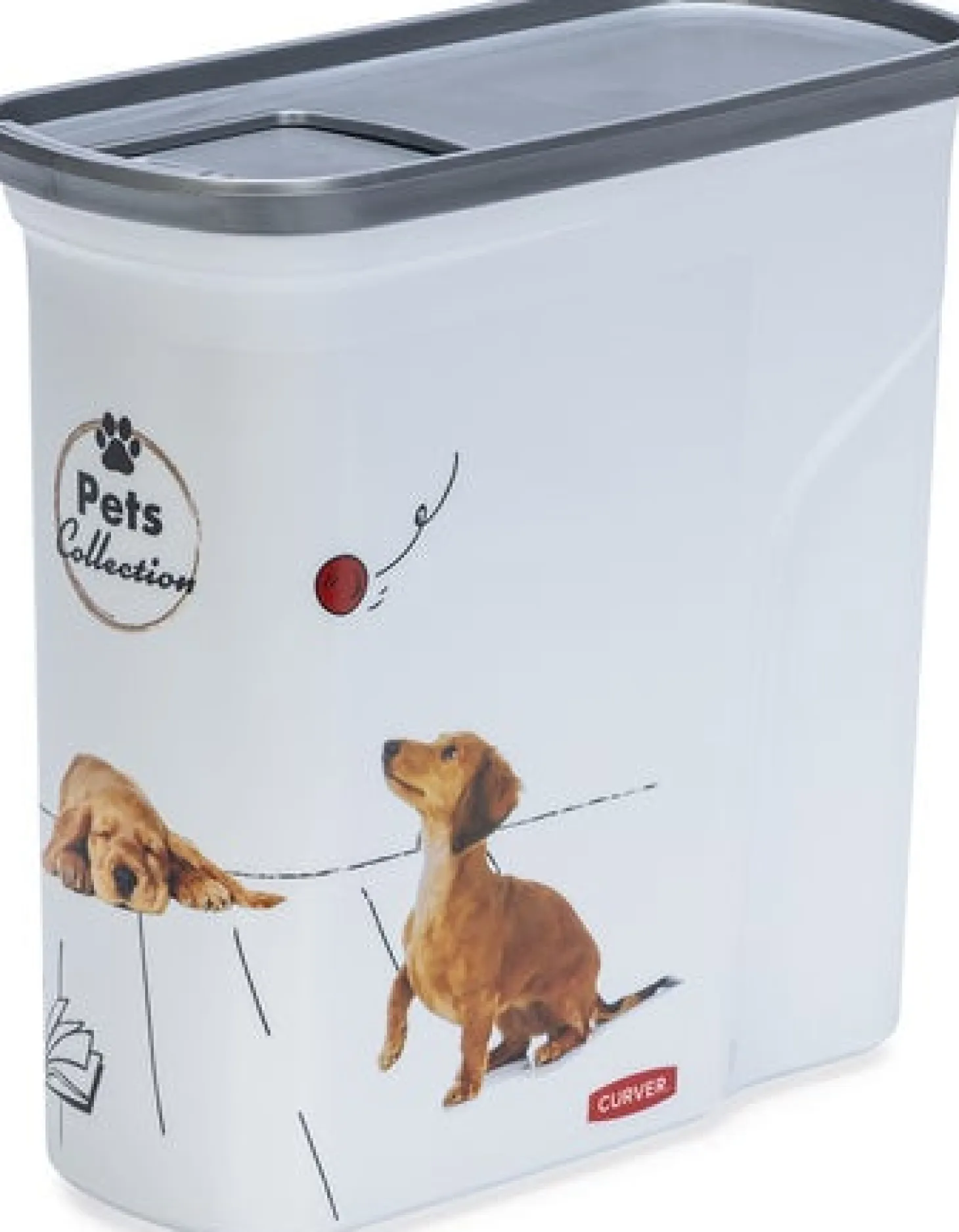 Curver voerton hond wit 2 L