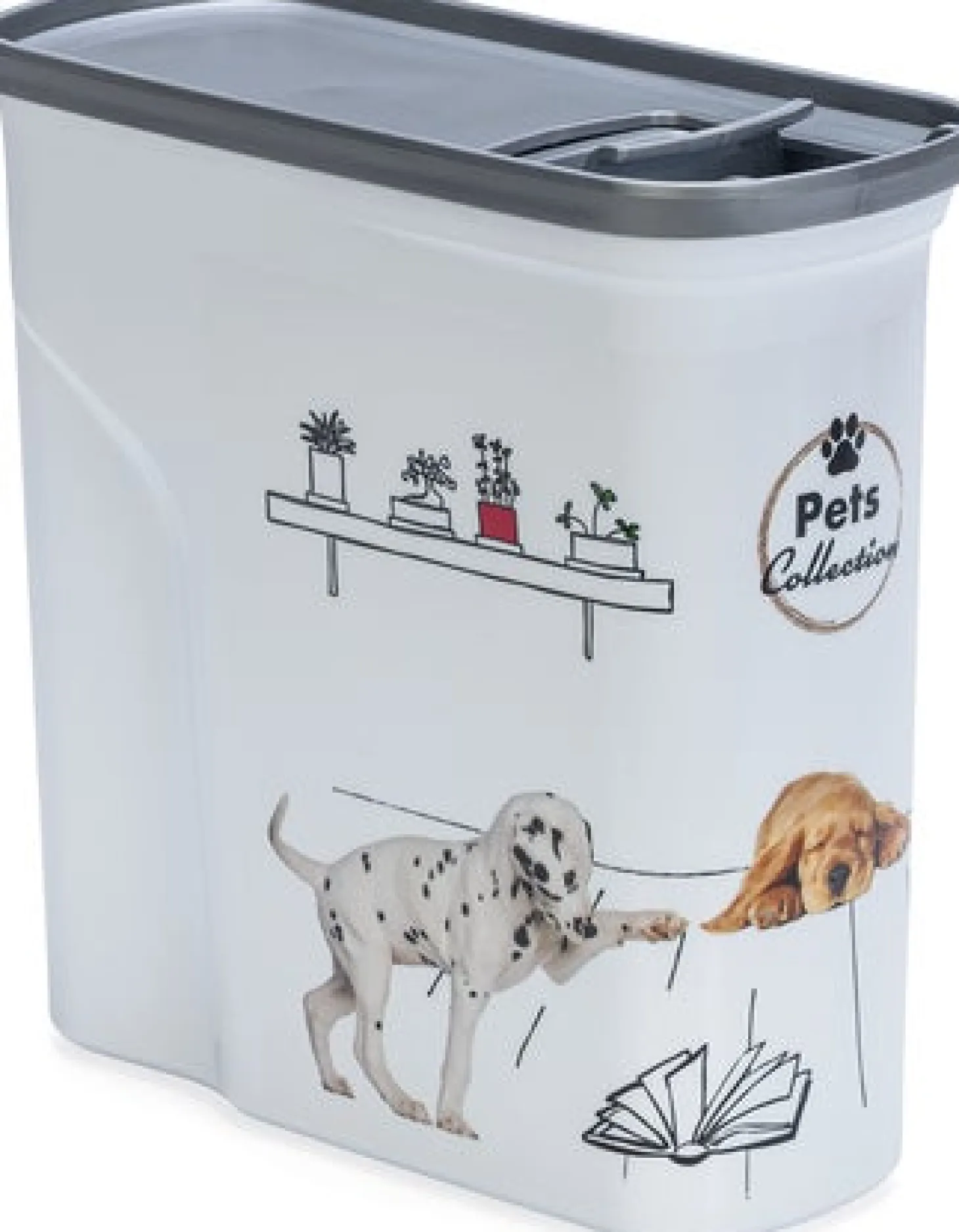 Curver voerton hond wit 2 L