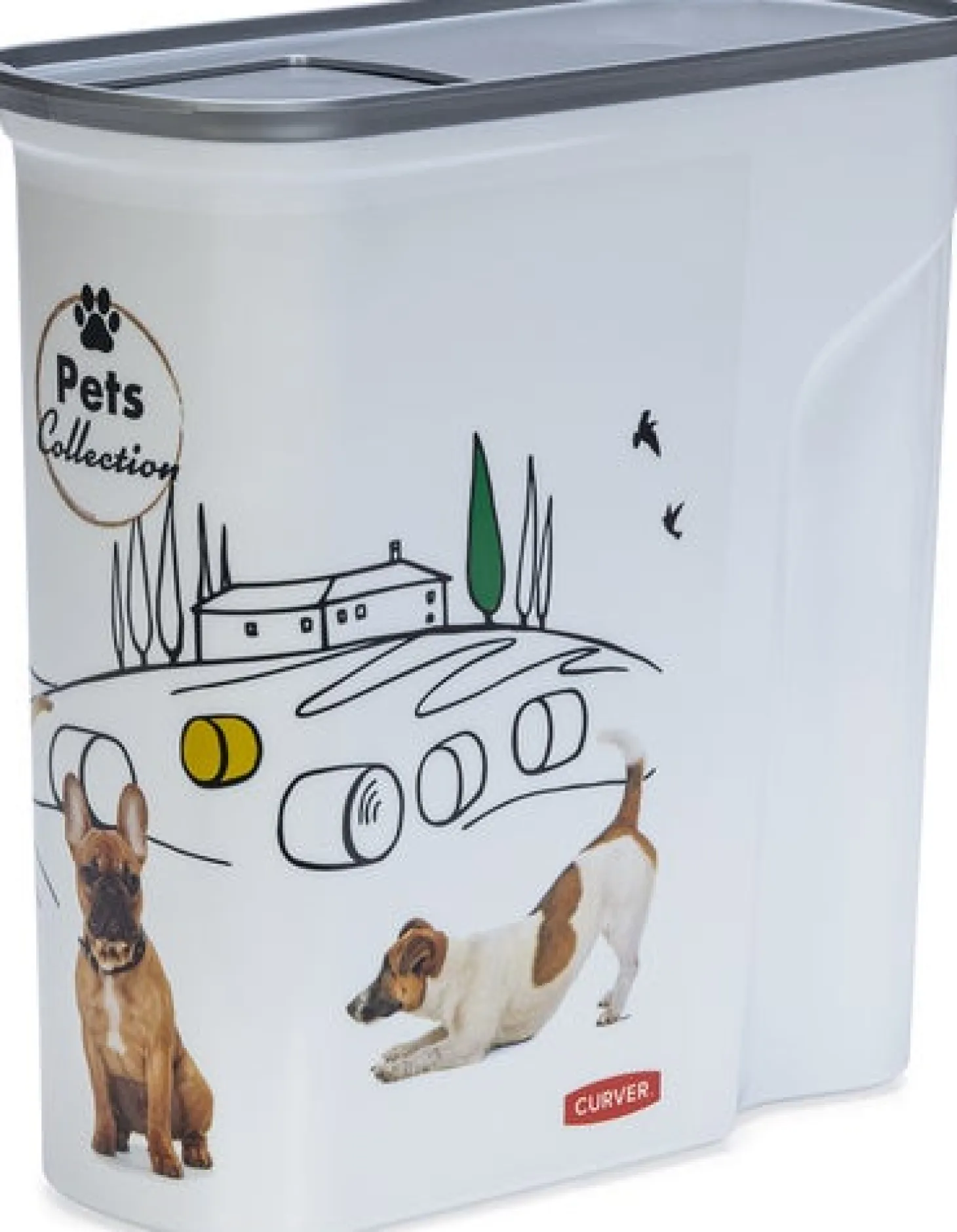 Curver voerton hond wit 6 L