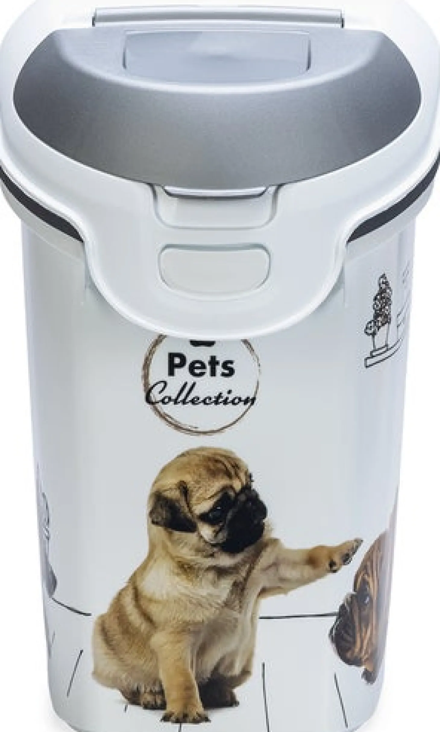 Curver voerton hond wit 15 L