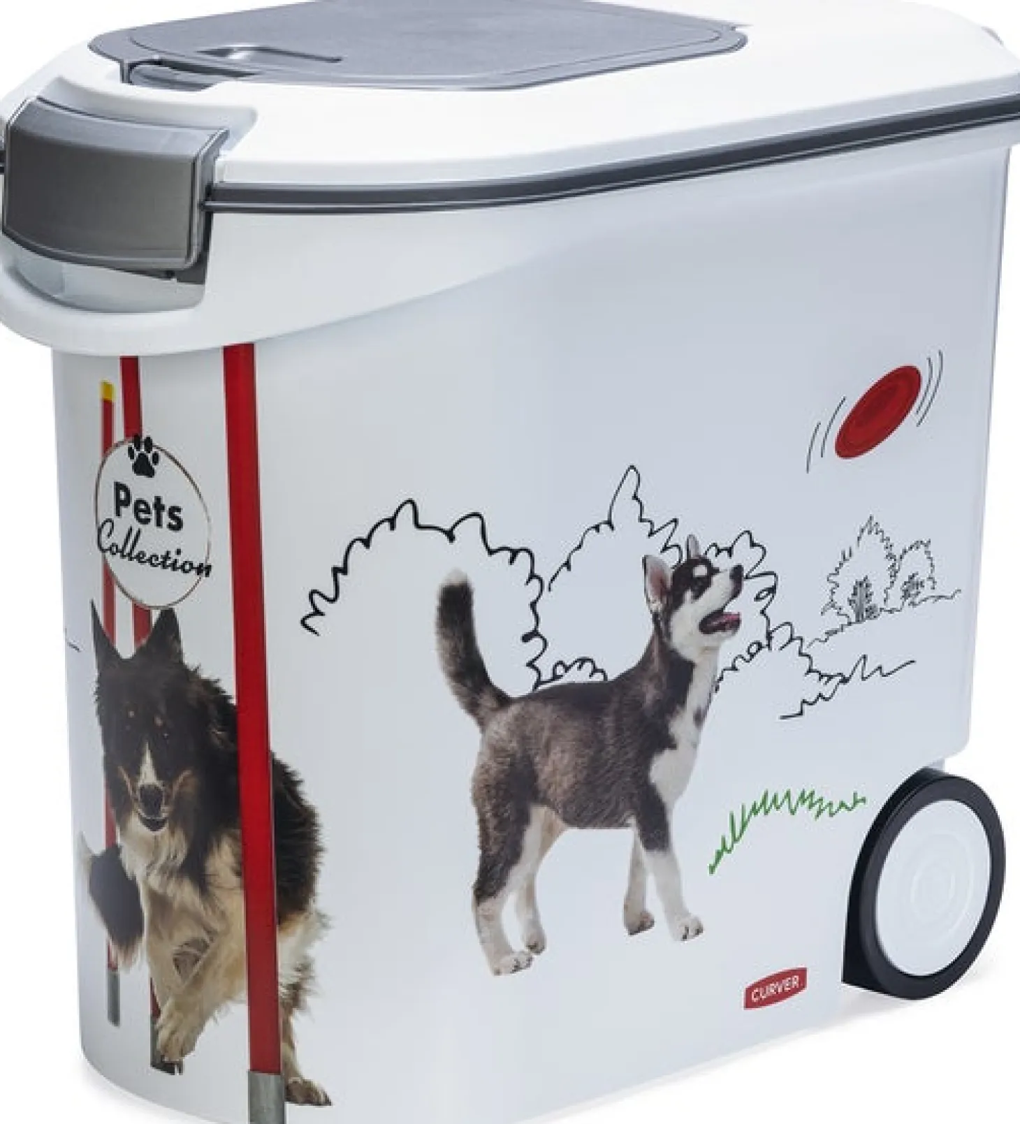 Curver voerton hond wit 35 L
