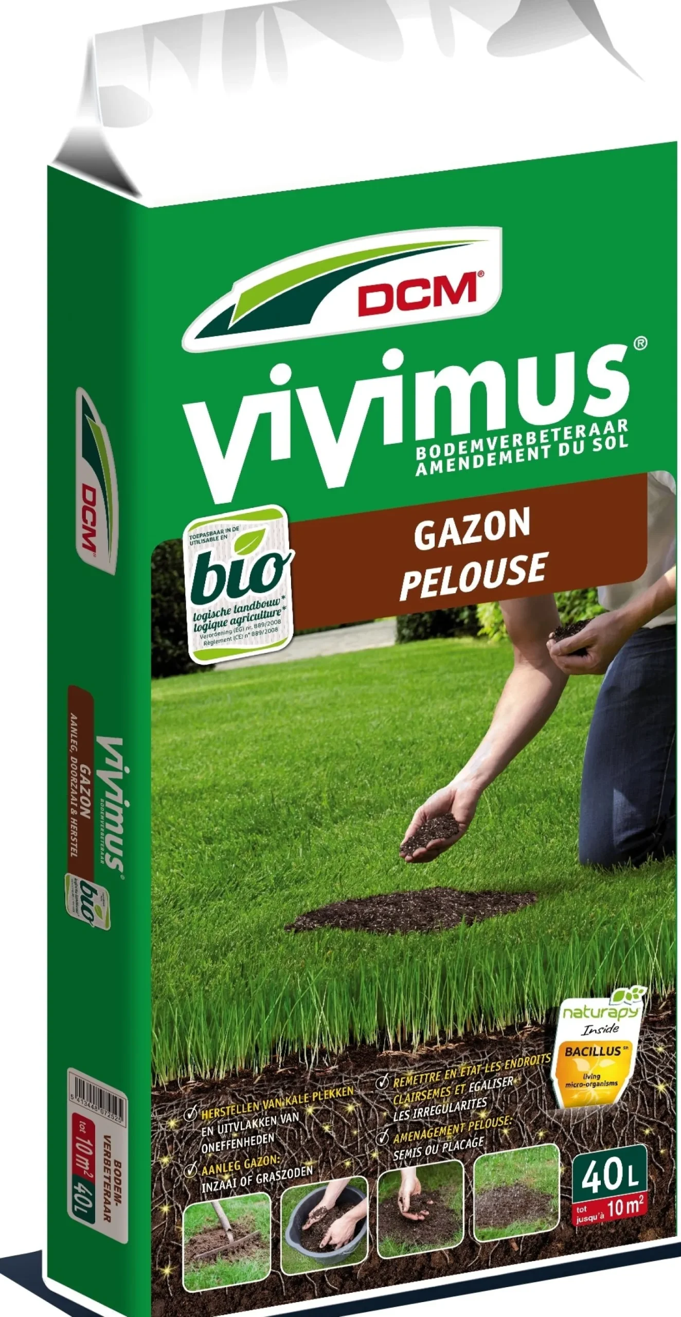 DCM bodemverbeteraar Vivimus Gazon 40 L