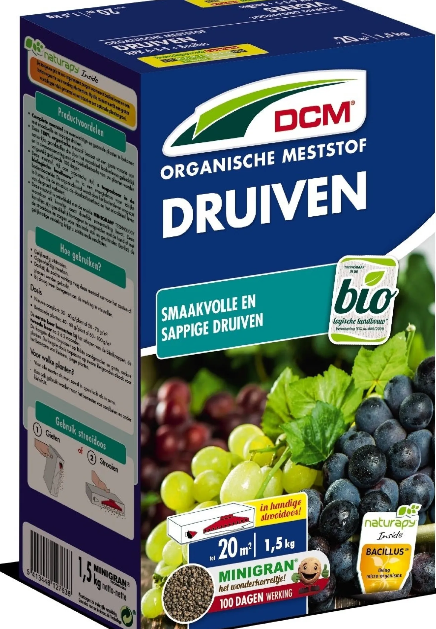 DCM meststof druiven 1,5 kg