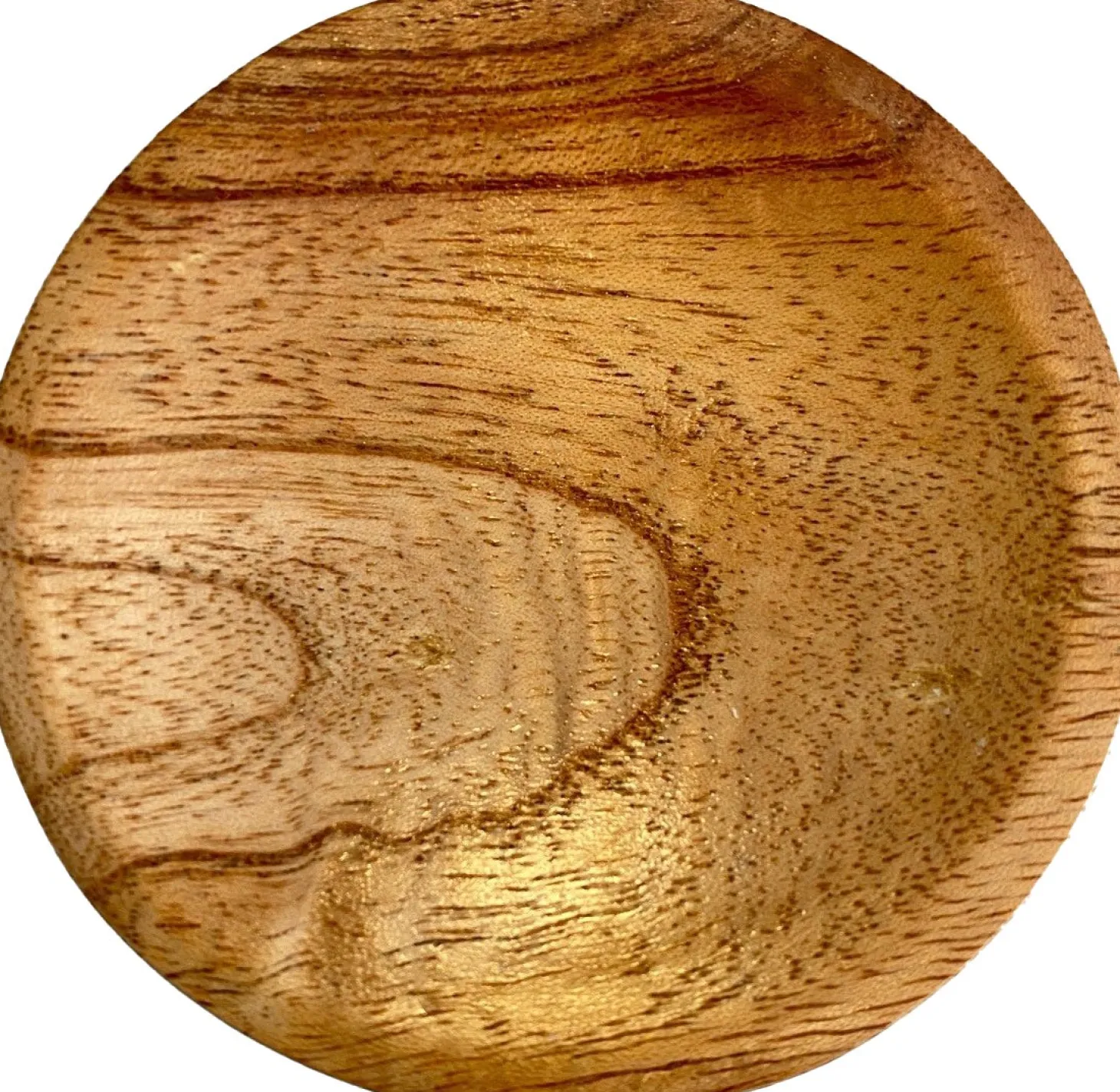 Decoratieschaal naturel D 7,5 H 1,5 cm
