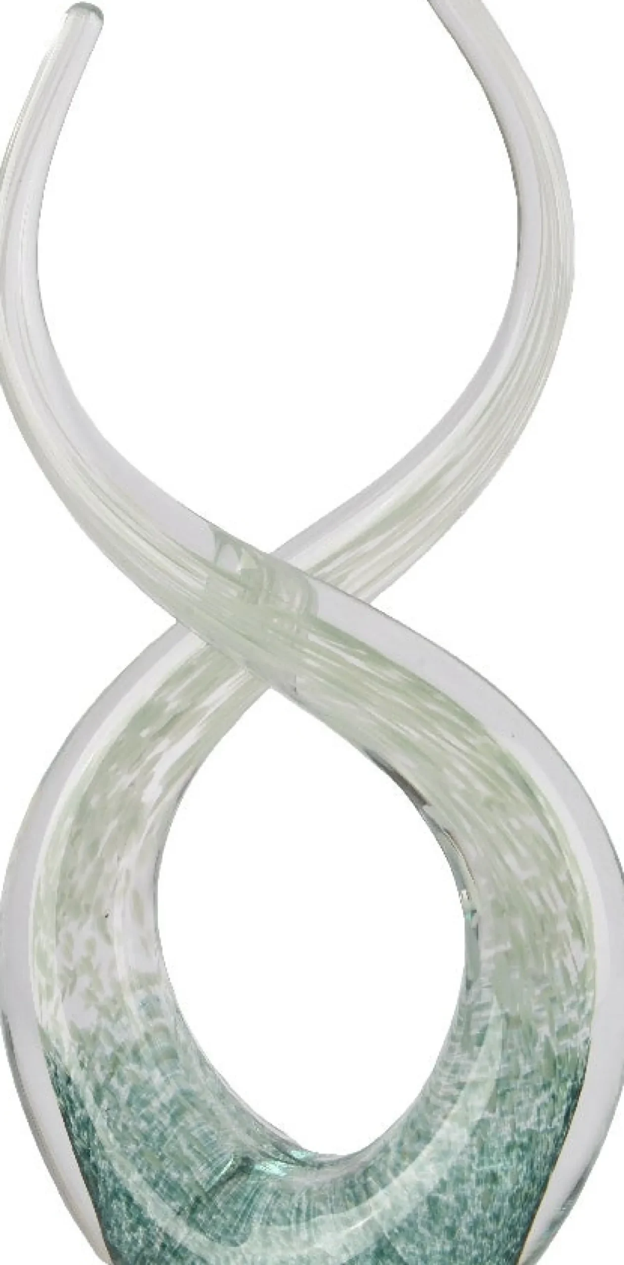 Decoris beeld Aqua groen 13 x 7 x 25 cm