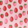 Decoris placemat Aardbei roze 30 x 45 cm