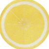 Decoris placemat Citroen geel D 38 cm