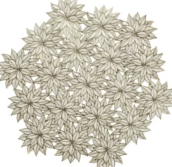 Decoris placemat goud D 38 cm