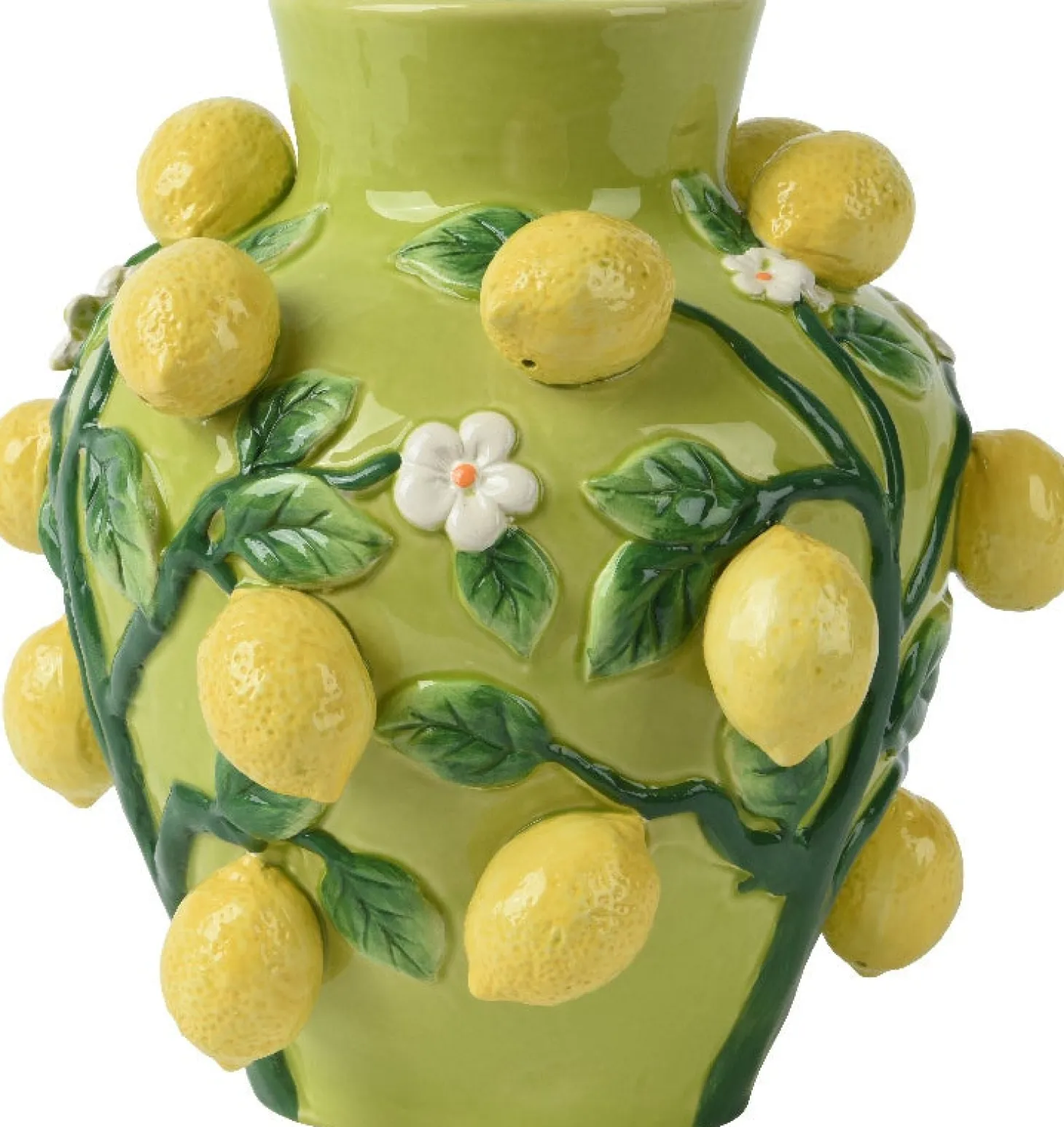 Decoris vaas Berry groen D 26 H 26 cm