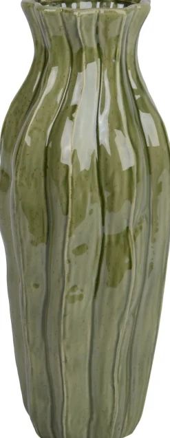 Decoris vaas Jun groen D 16,5 H 41,5 cm