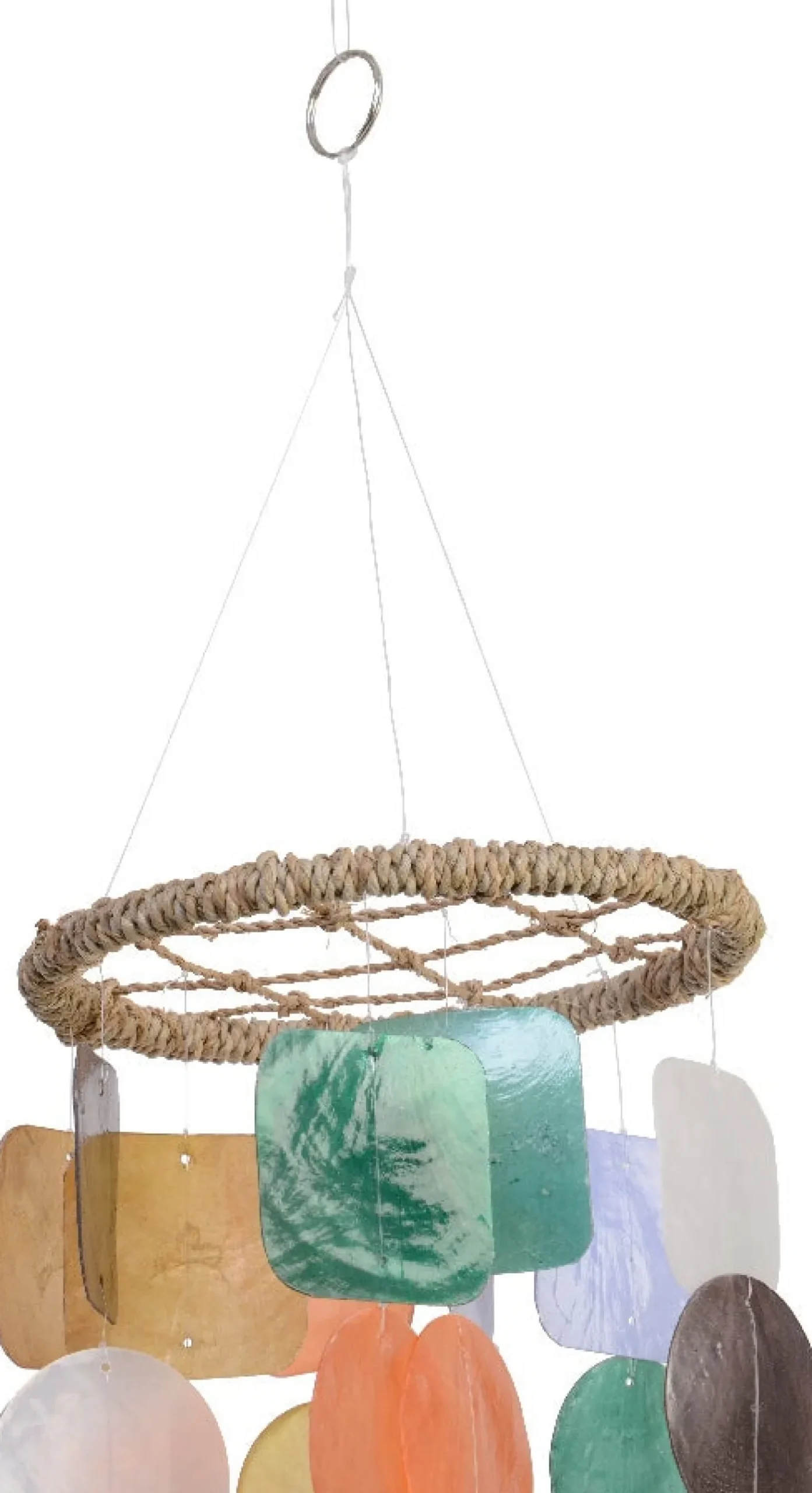 Decoris windgong schelpen Boris D 14 H 48 cm