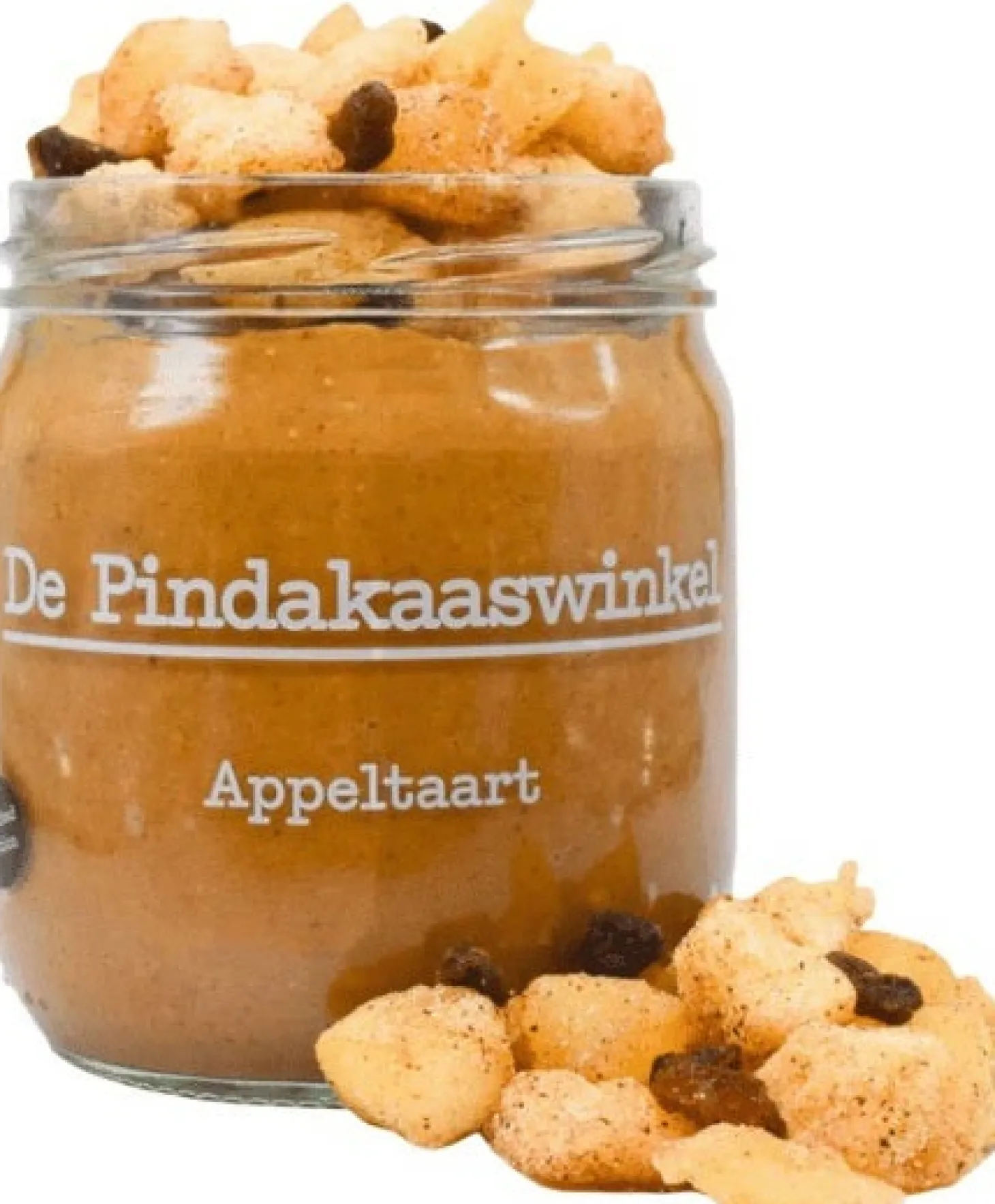 De Pindakaaswinkel pindakaas appeltaart 420 ml
