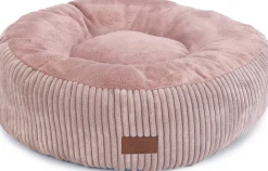 Designed by Lotte kattenmand Ribbed roze D 50 H 17 cm